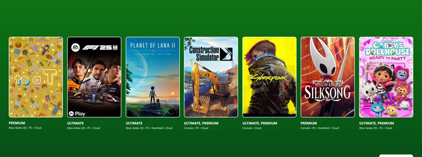 Xbox游戏通行证26年3月新增游戏